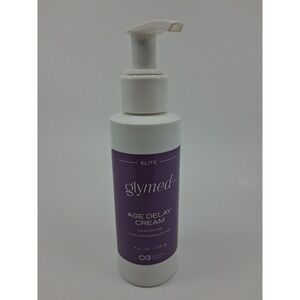 Glymed Plus Age Delay Cream - Reduces Wrinkles - 4 oz / 118 ml Jumbo Size